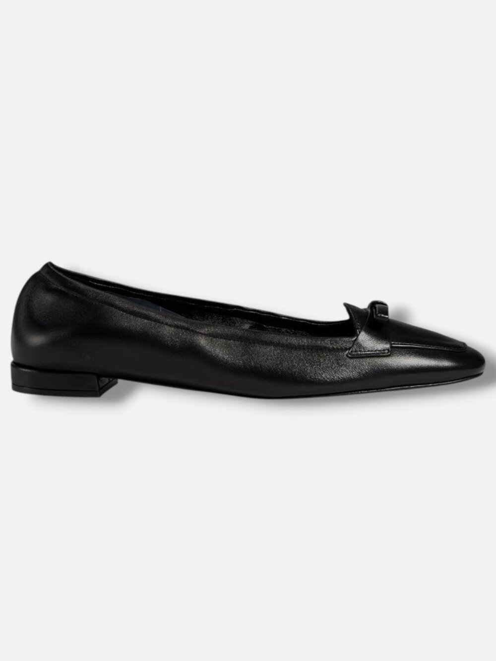 Stuart Weitzman Women's Black Tully Loafer Flats Shoes Size 6.5B